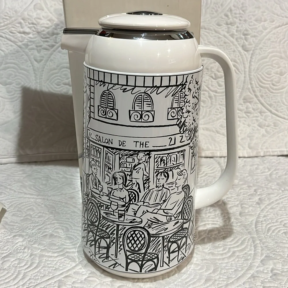 Mikasa Parisian Scenes thermal‎ carafe, new in box